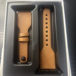 Brown Leather Apple Watch Band Brand New Never Used 41mm