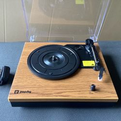 Bluetooth Record Player with Speakers