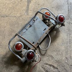 License Plate Bracket with Bullet Lights