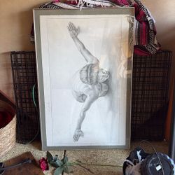 Pencil Sketch Framed 29x44