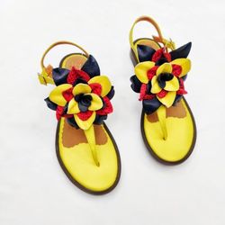 Handmade Colombian All Leather Sandal 