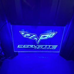Brand New Corvette Racing LED sign 