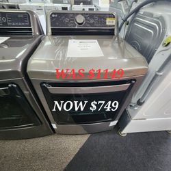 7.3 Cu. Ft. Large Capacity Vented Electric Dryer With Sensor Dry & Easy Load 