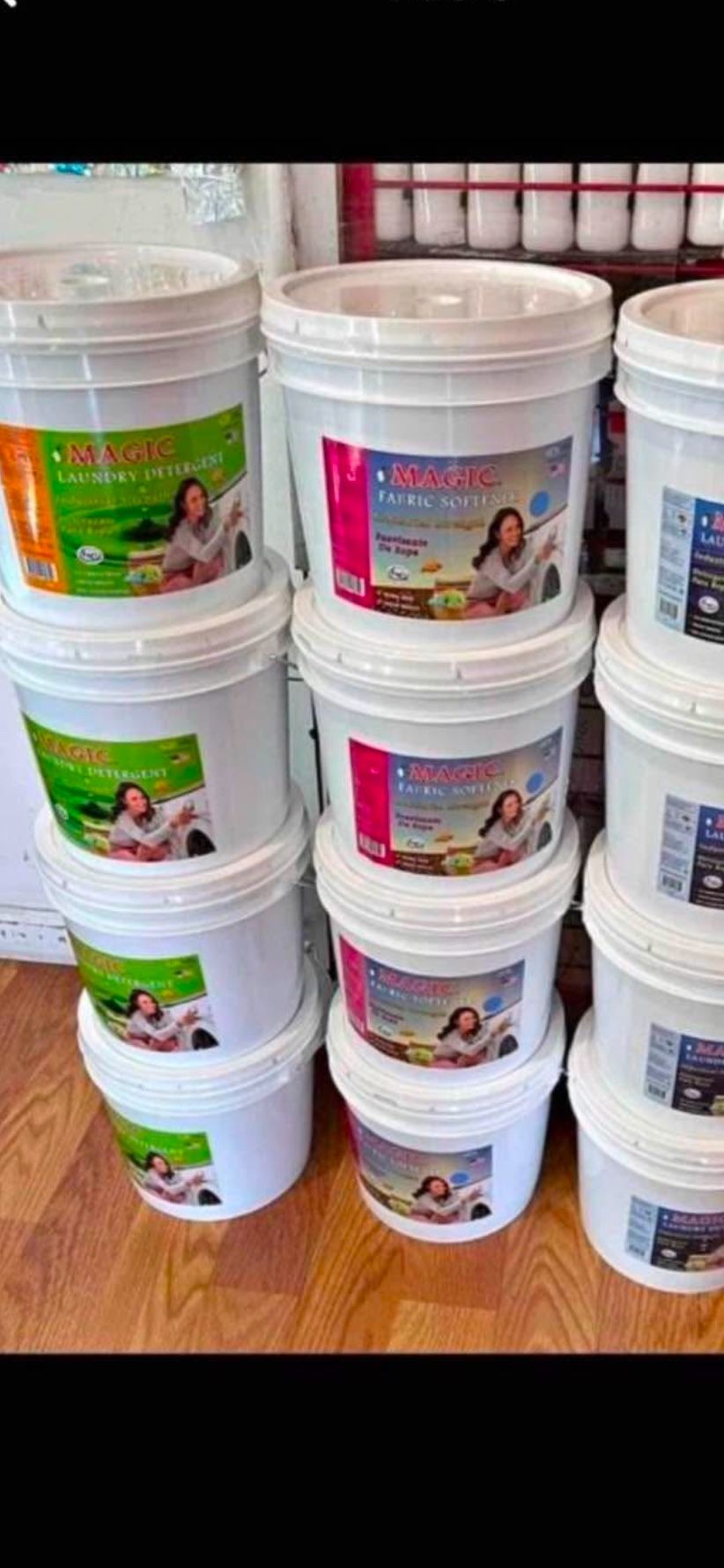 Javon 5 Galones Marca Magic. Aroma De Rosas Jabón Zote Líquido