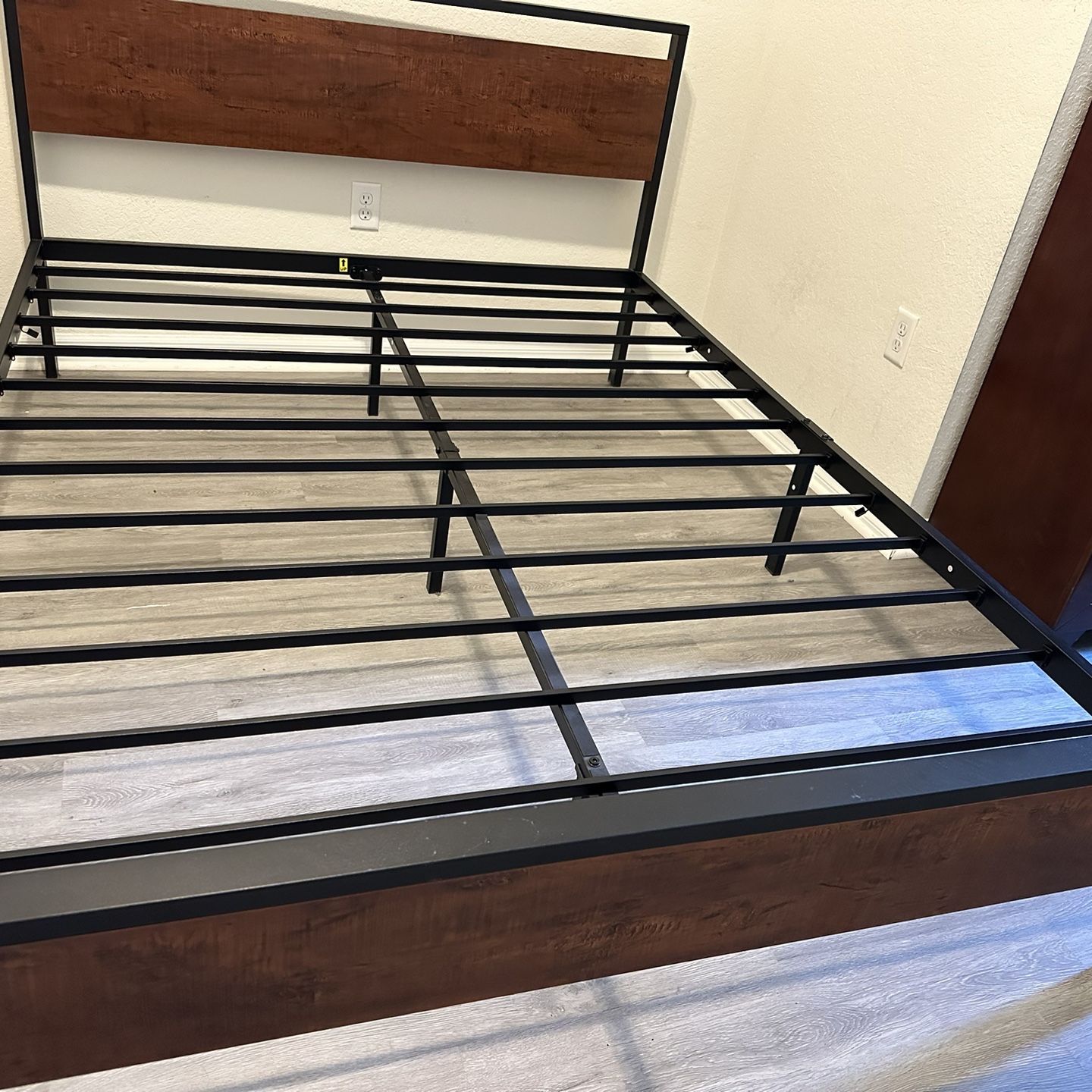 Bed Frame, Dresser And Table 
