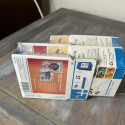 New Lot Of 4 - HP 57 Color Ink Cartridges GENUINE Sealed- Exp May 2008