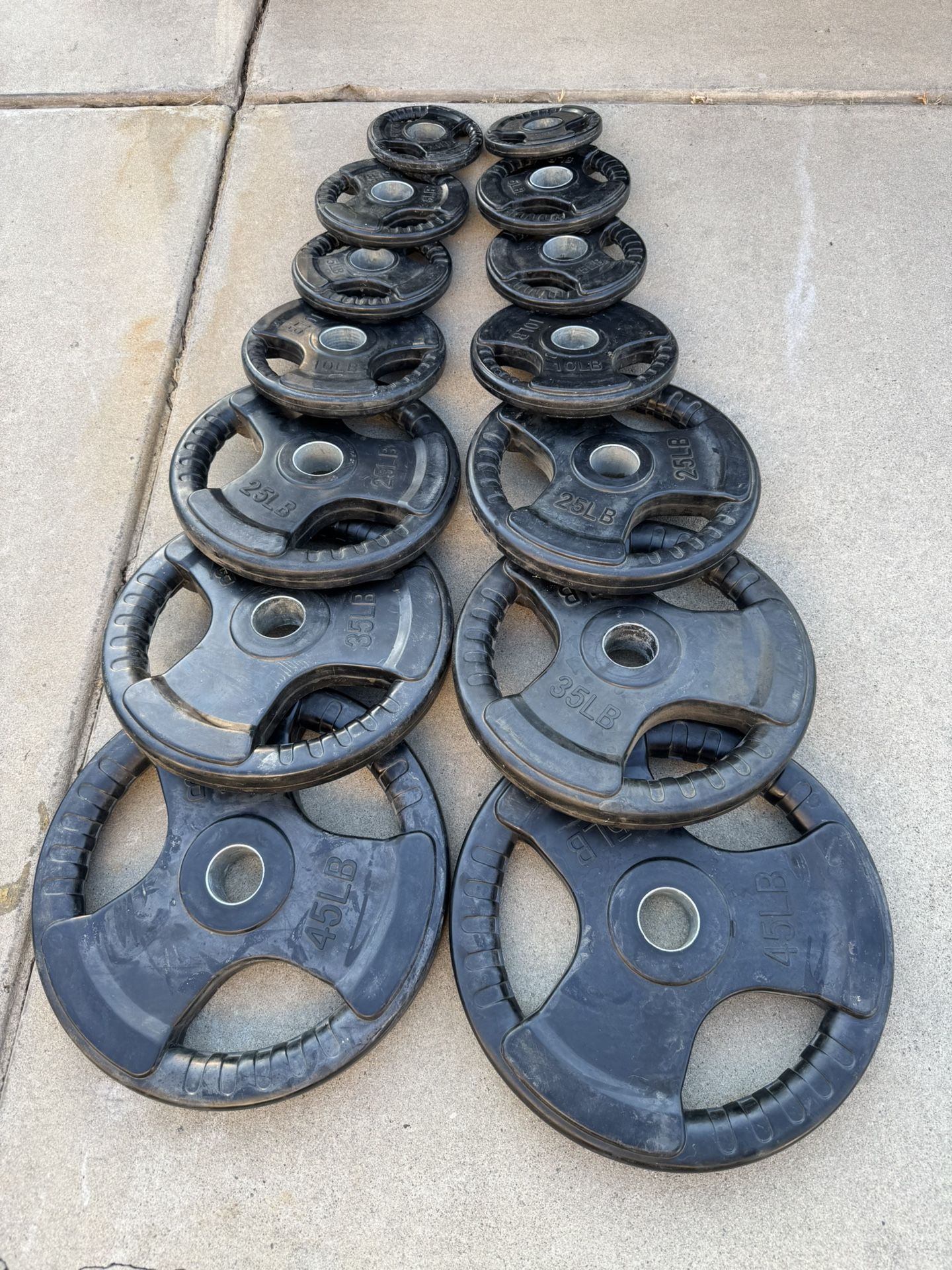 Rubber Coated Olympic Weights