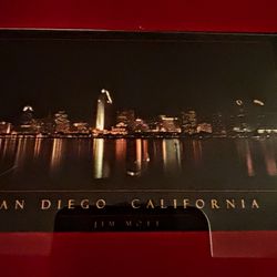 Jim Mott 1996 San Diego California Skyline Poster
