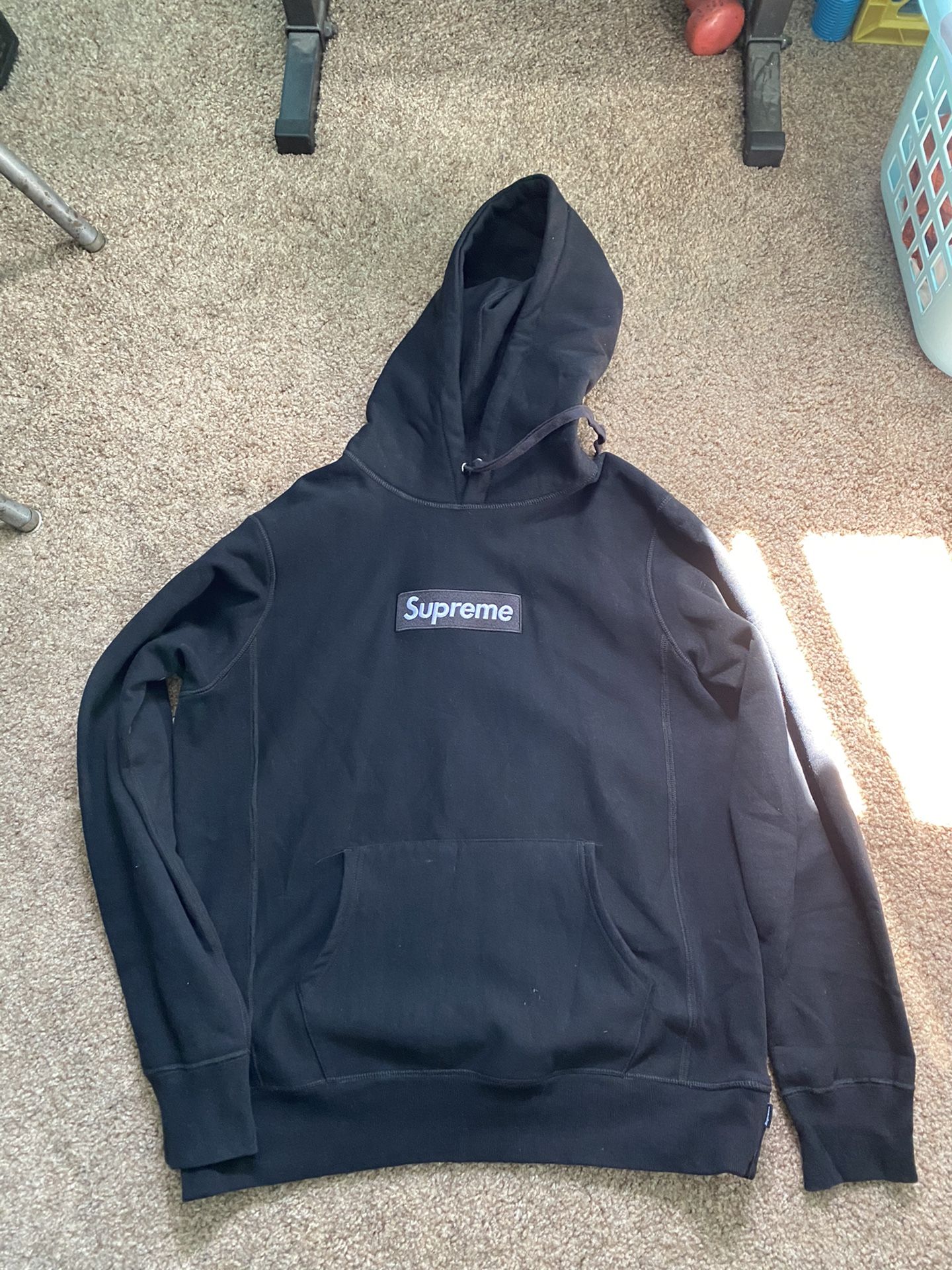 Supreme black on black BOGO Box Logo XL