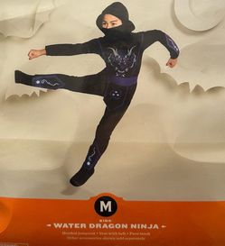 Ninja costume kids size medium 8-10