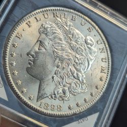 BU 1898 Morgan Silver Dollar