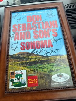 Golf and football signatures
