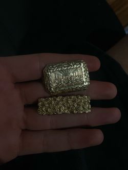 Last supper 2 finger ring 10k