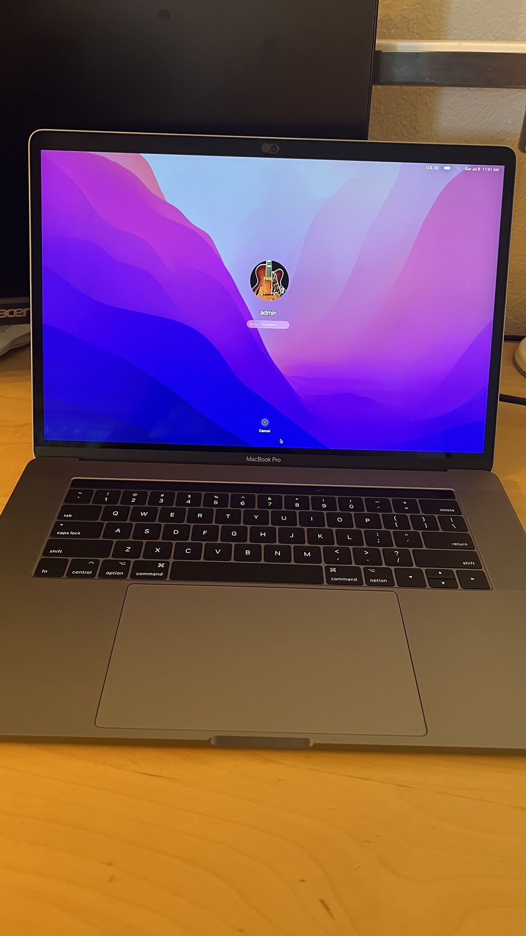 2016 Apple MacBook Pro 15"