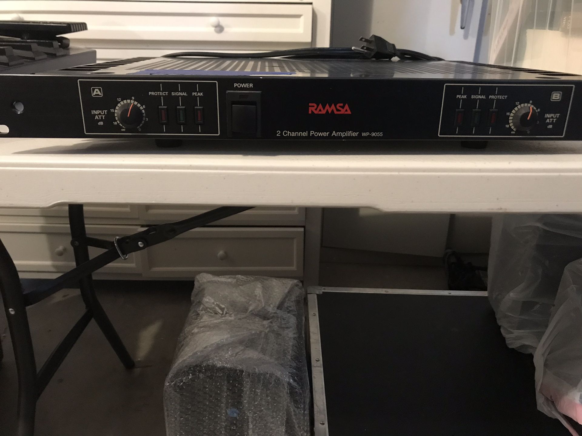 Ramsa WP 9055 pro audio - 2 channel power amplifier