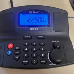 Sporty’s Air Scan  AM/FM/VHF/BT Aviation Radio Scanner