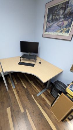 IKEA CORNER DESK. $25. SEE DESCRIPTION BELOW