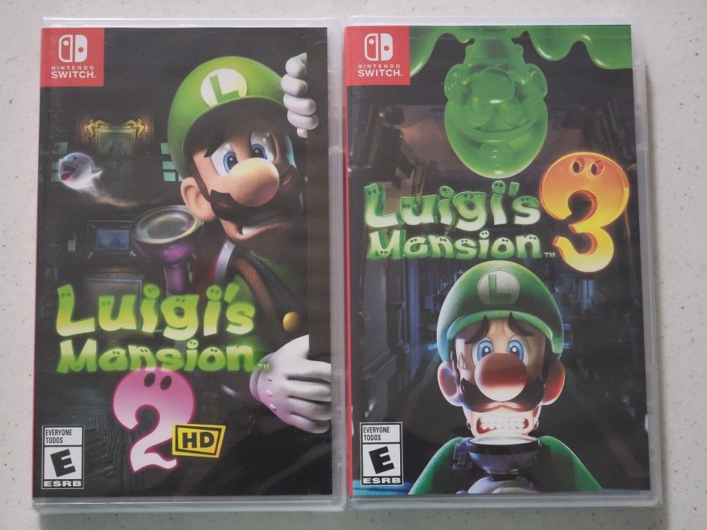 Luigi's Mansion 2 & 3 For The Nintendo Switch