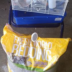 Hamster Cage and Supplies