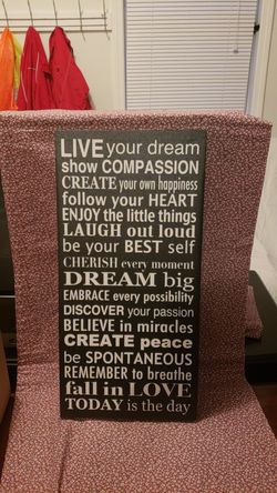 Live your Dream-canvas