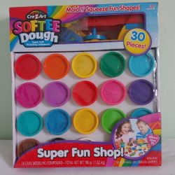 Cra-Z-Art Softee Dough Super Fun Shop Modeling compound Rainbow Color