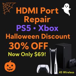 PS5 And Xbox HDMI Port Repair - Halloween Special