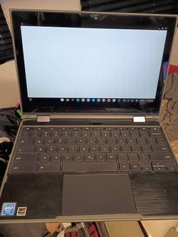 Black touchscreen Lenovo 300e Chromebook 2nd Generation