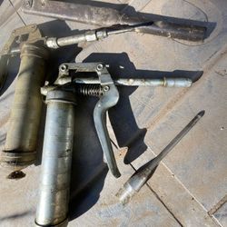 Set Of 3 Grease Guns 