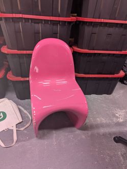 Pink Herman Miller style s chair