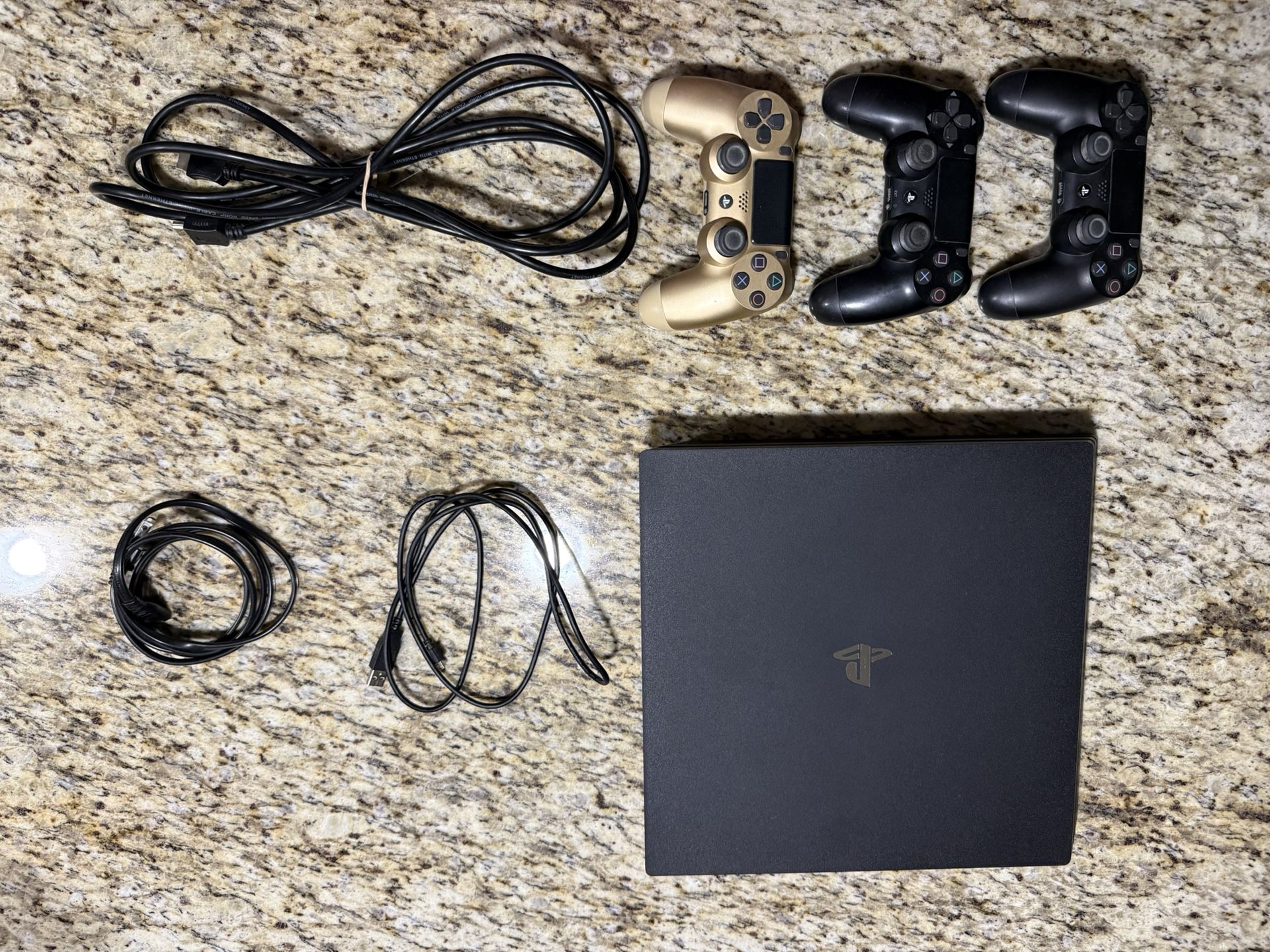 PS4 PRO 1TB *Excellent condition with 3 controllers & 4 games (optional)