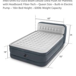 Air Mattress w/ Headboard
