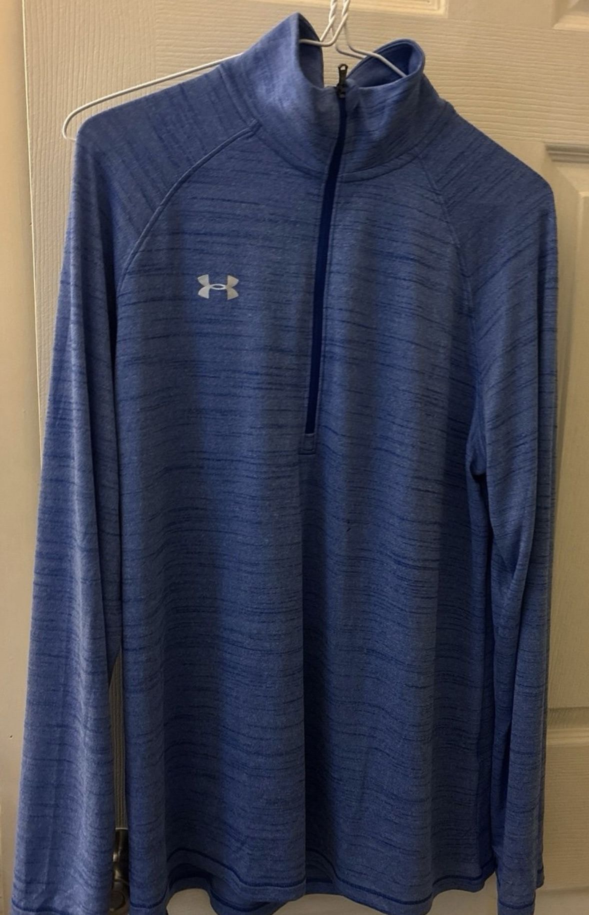 XL under Armour blue quarter zip lite-weight long sleeve