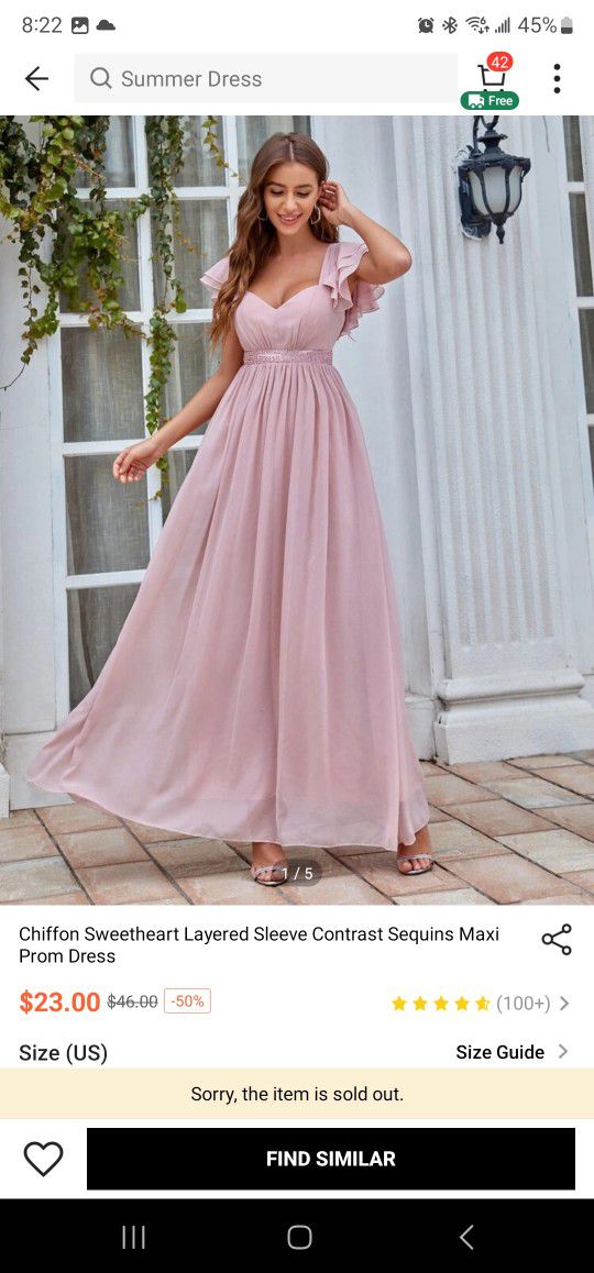 Dress Light Pink 