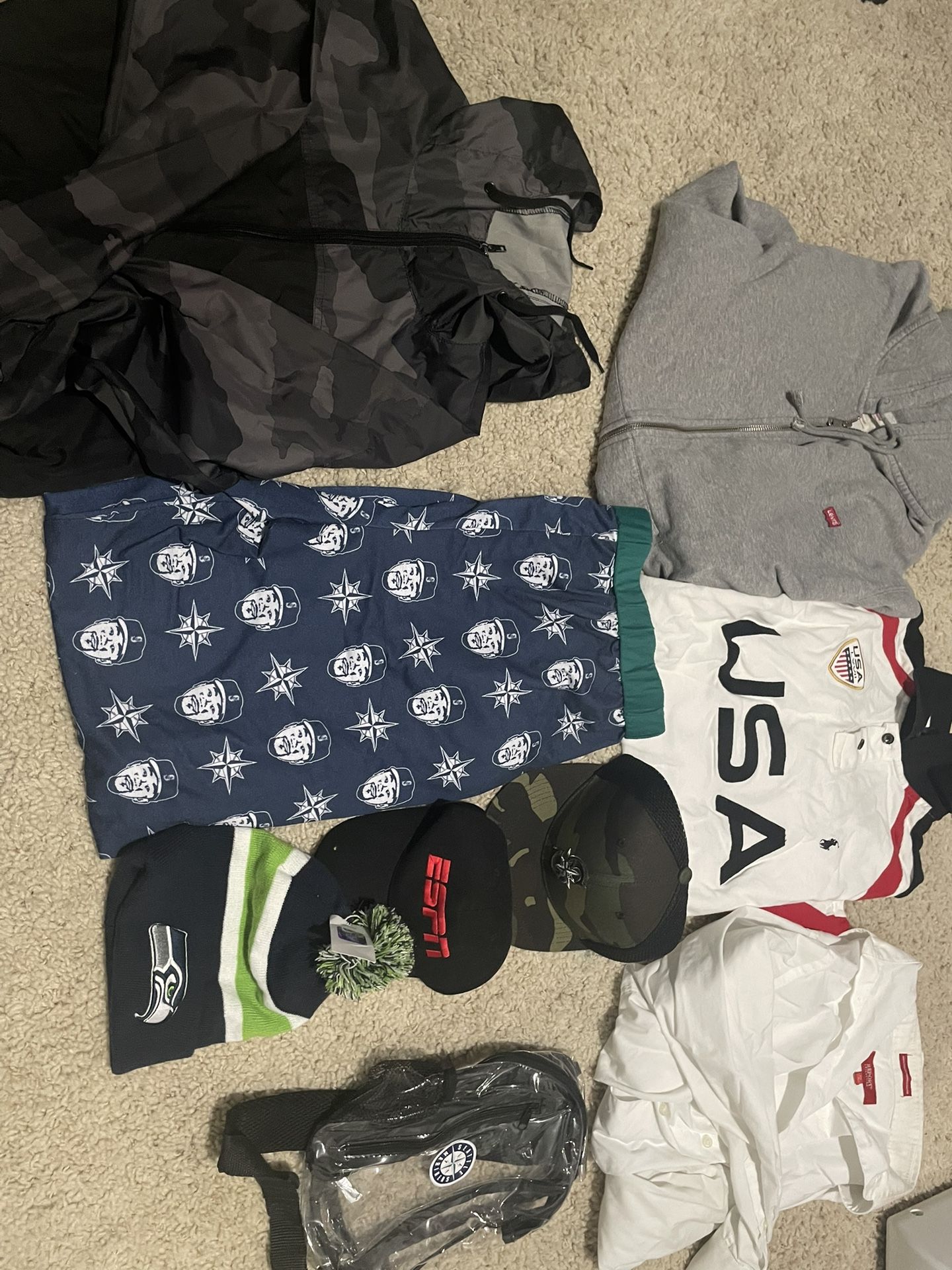 Men’s Clothes And Hats $25 OBO