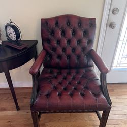 Chair , Red Leather