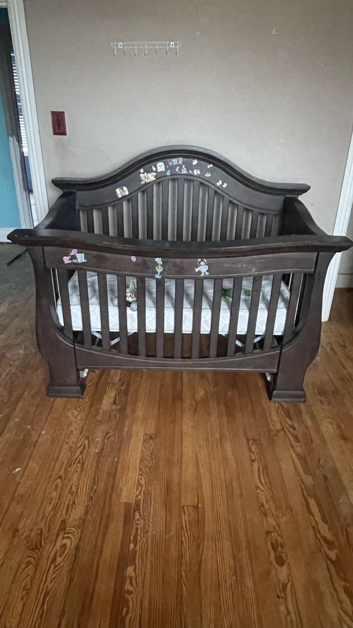 Newer Solid Wood Baby’s Crib