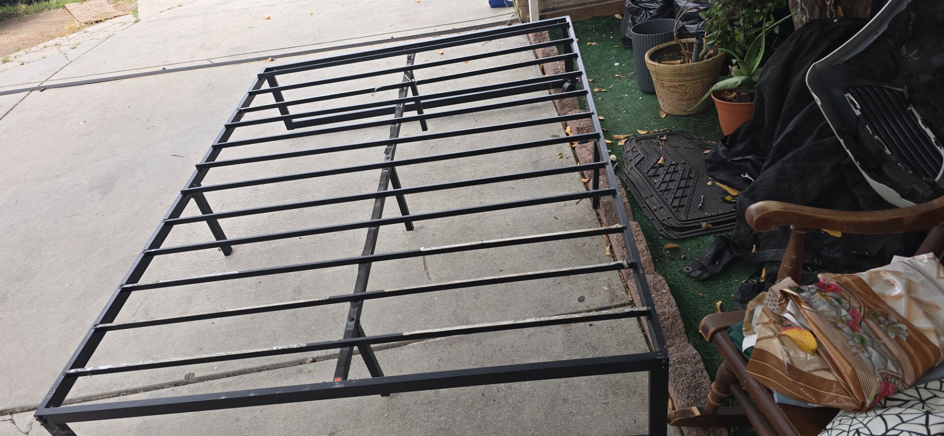 Queen bed frame