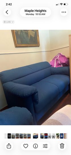 Loveseat & chair