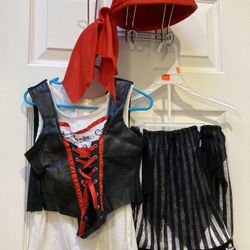 Girl Pirate Halloween Costume Size 6 