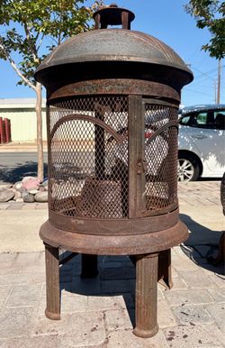Cast Iron Outdoor Fire Pit Chiminea