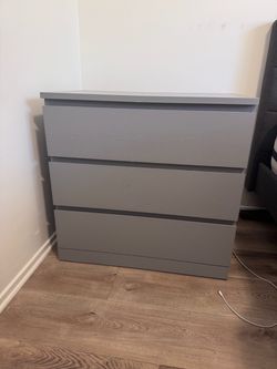 IKEA MALM 3-Drawer Dressers – 2 Available
