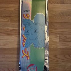 Pokemon X Santa Cruz Blind Bag Skateboard Deck RARE BRAND NEW - Ivysaur