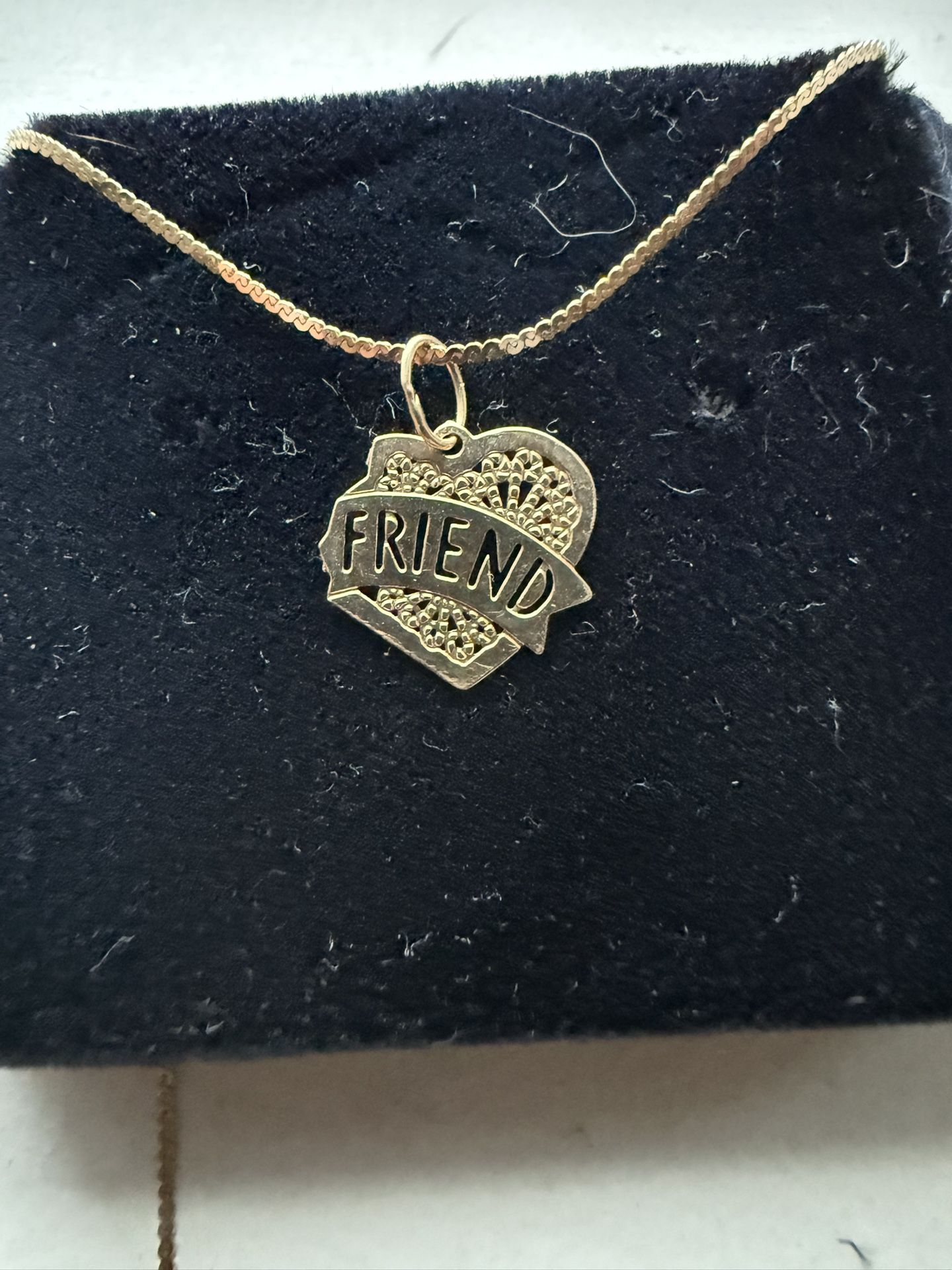 14k Friends Necklace Small 15”