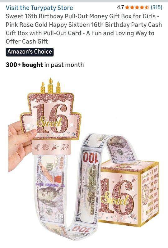 Sweet 16 Money Box