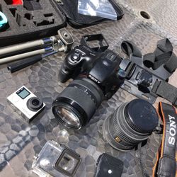 Sony And Gopro Video camera bundle
