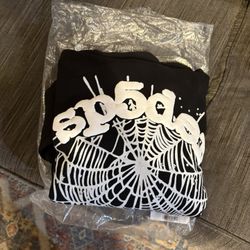 The OG Web Black And White Sp5der Hoodie