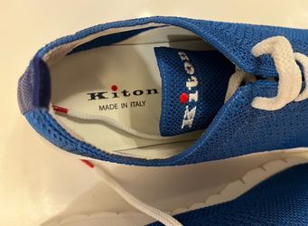 Kiton Fit Cashmere Knit Sneakers