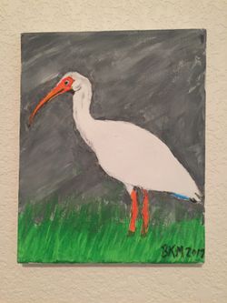 Original 8in x 10in canvas painting