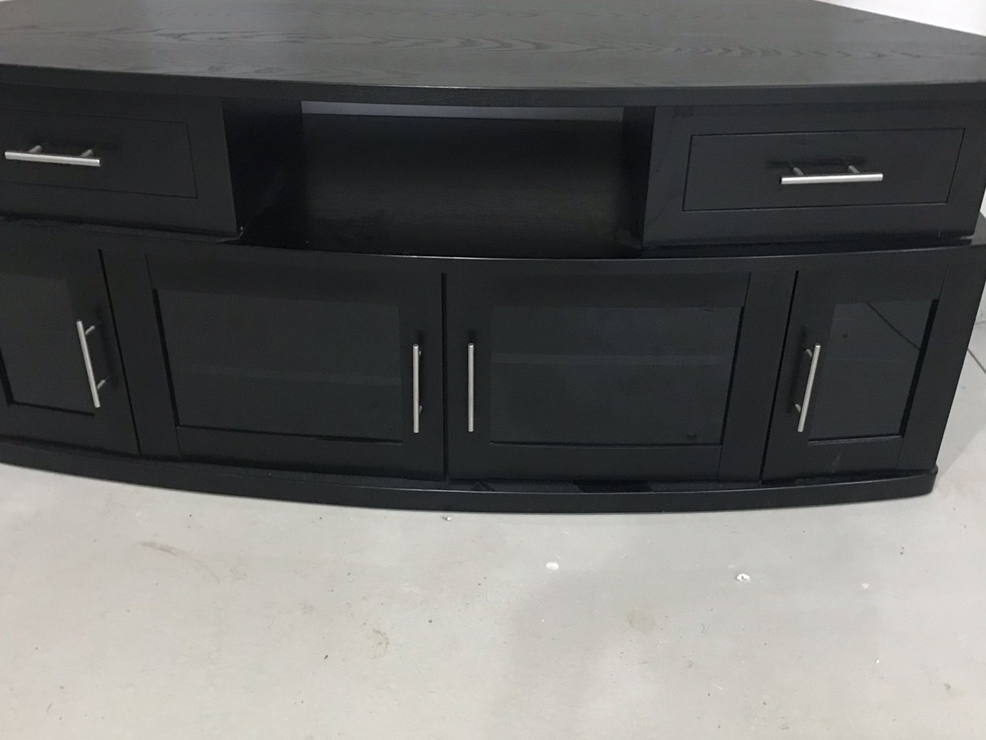 Black TV Stand
