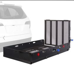 Elevate Heavy Duty Hitch Cargo Carrier w/ Ramp – $350 OBO